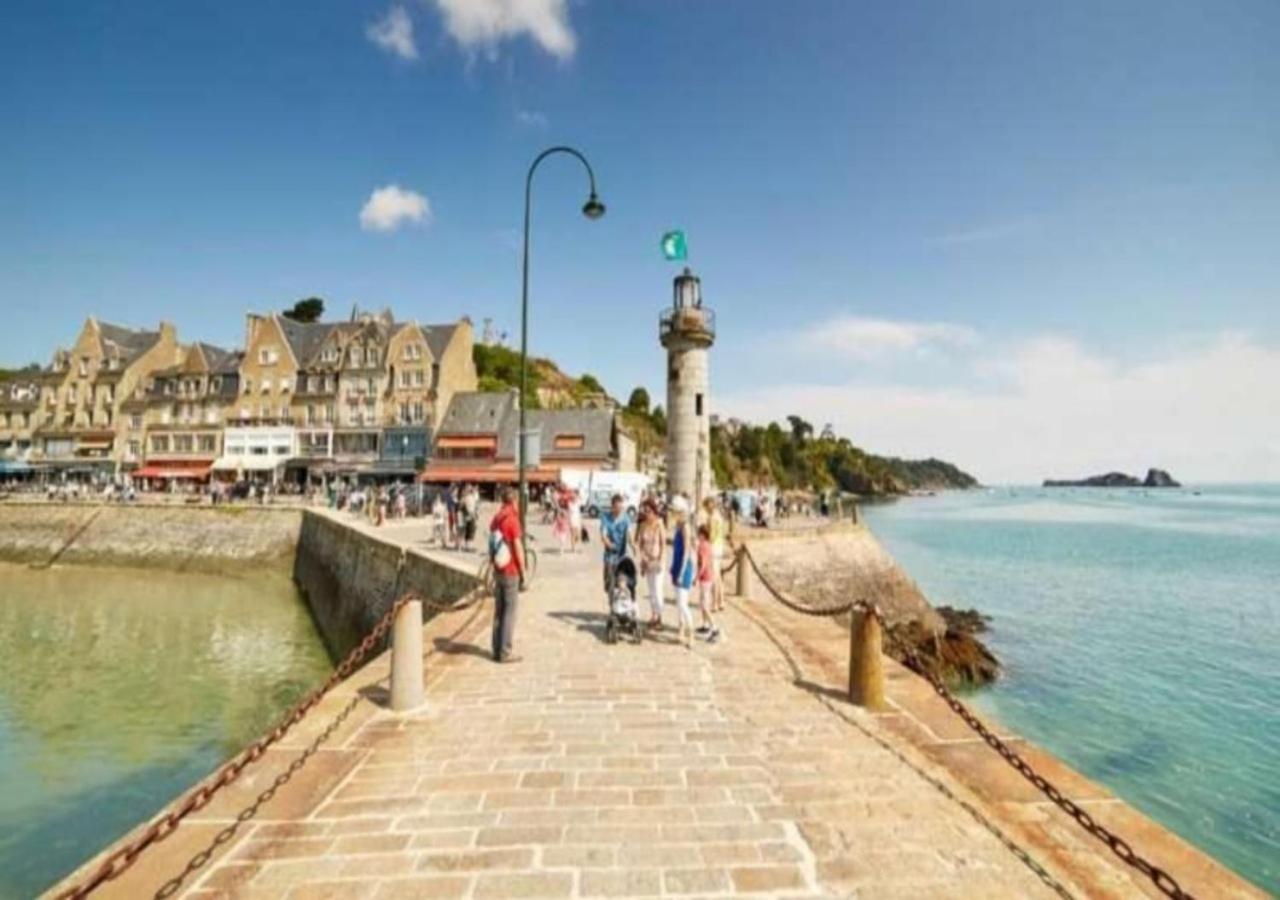 L'Etoile By Mrodbnb - Appart Neuf - Vue Mer - 25M Plage & Resto - Cine - Cheminee - Popcorn Cancale Eksteriør bilde